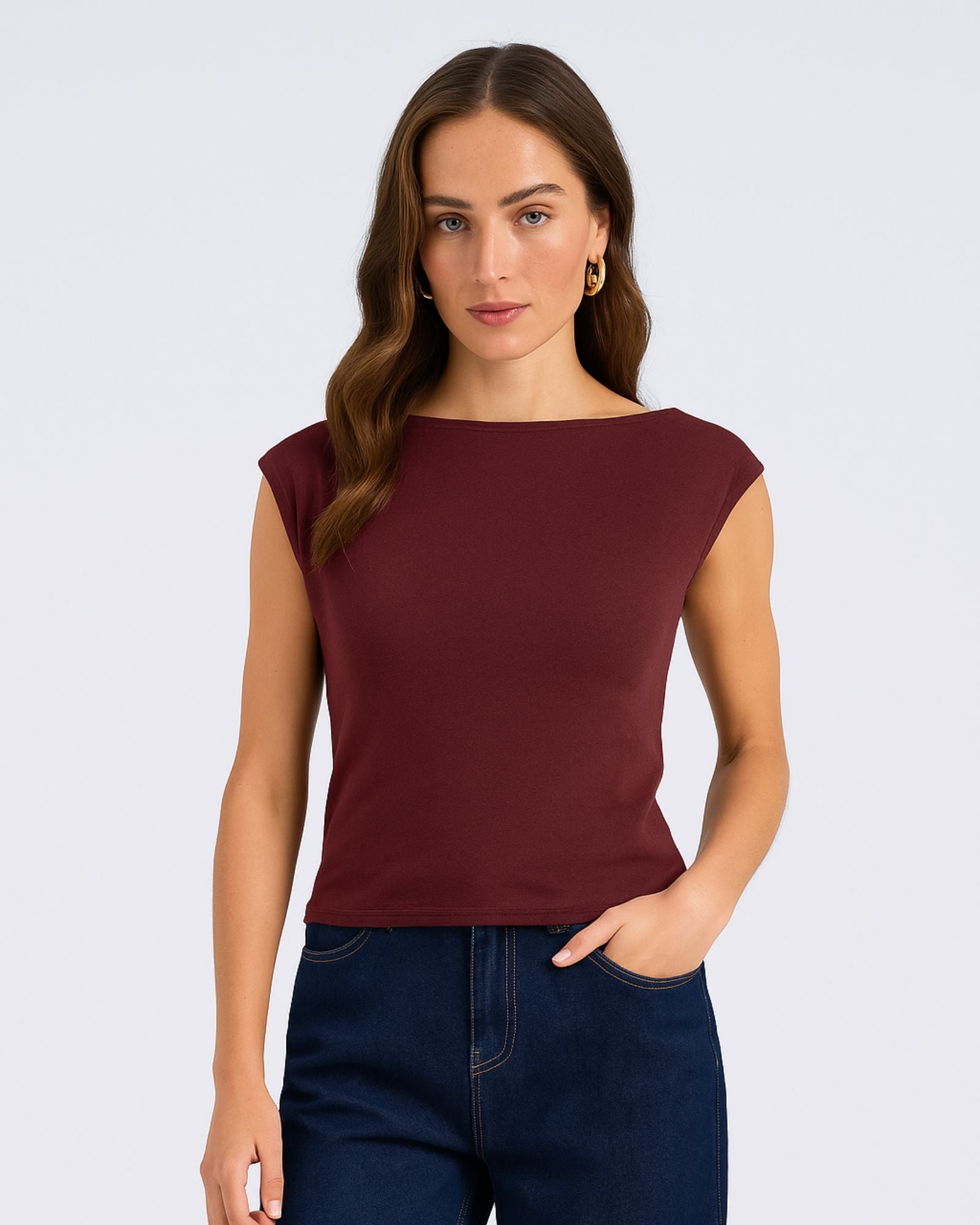 VMSOPHIE BOATNECK TOP